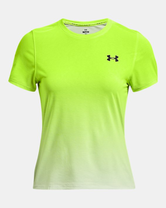 Tee-shirt à manches courtes UA RUSH™ Cicada pour femme, Green, pdpMainDesktop image number 4